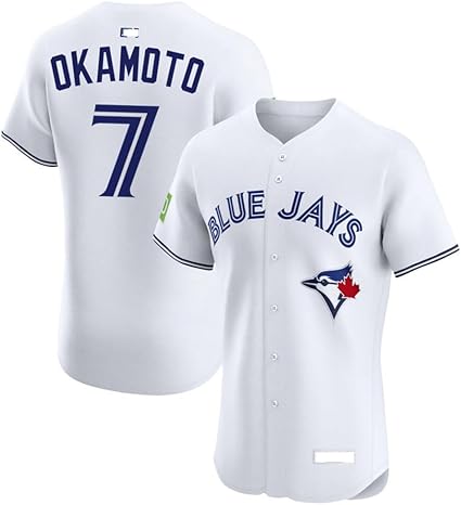 Amazon.co.jp: [AHCY] ブルージェイズ 岡本和真 野球ユニフォーム 7番